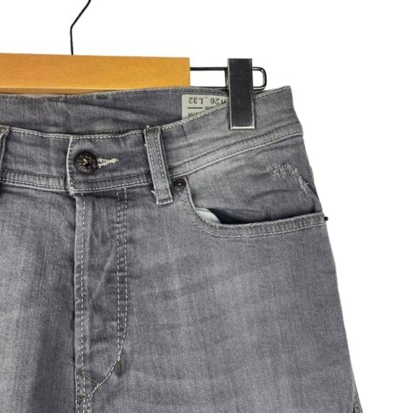 Diesel Men's Tepphar R050G Slim Carrot Stretch Denim Jeans Grey US 26 X 32 - Picture 5 of 15